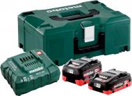 Комплект АКБ + Зарядний пристрій Metabo 2xLiHD 18В 4,0/5,5 Ah + ASC 30-36V